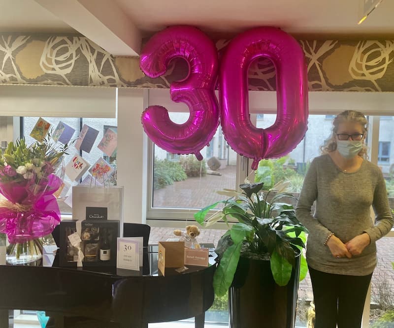 Throwing a Party for Staff at Rubislaw Park