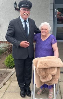 Resident With Her Chauffeur