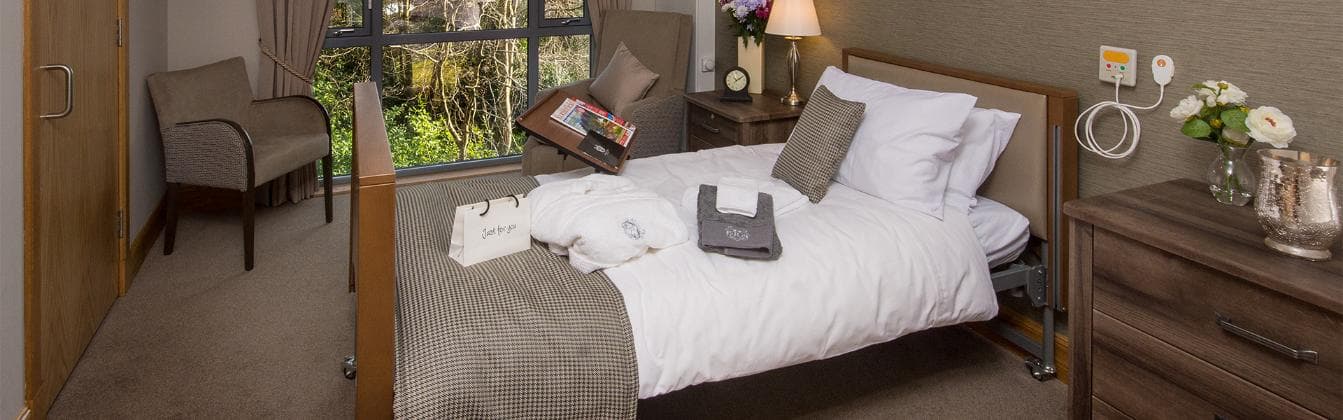 Bedroom at Rubislaw park