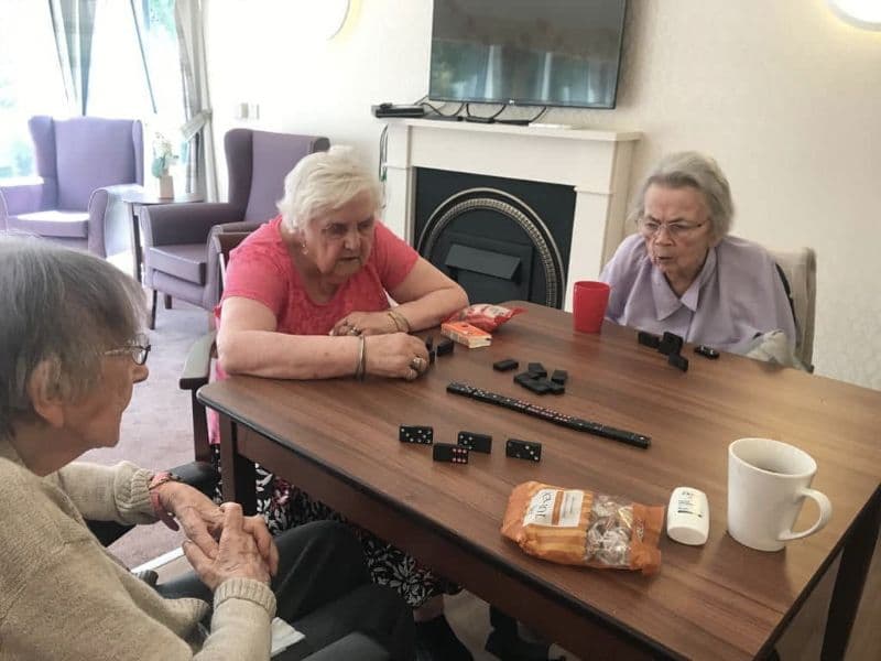 Residents at Rubislaw Care Home Aberdeen