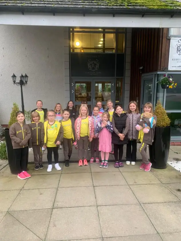 A group of Brownies visit Rubislaw