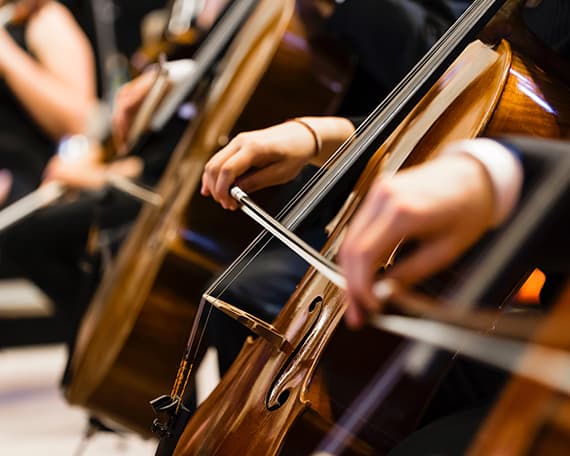 Band Playing Cello