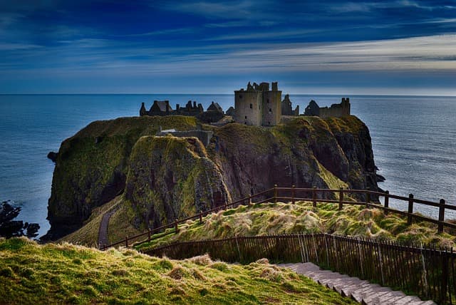 Dunnottar Castle in Aberdeen