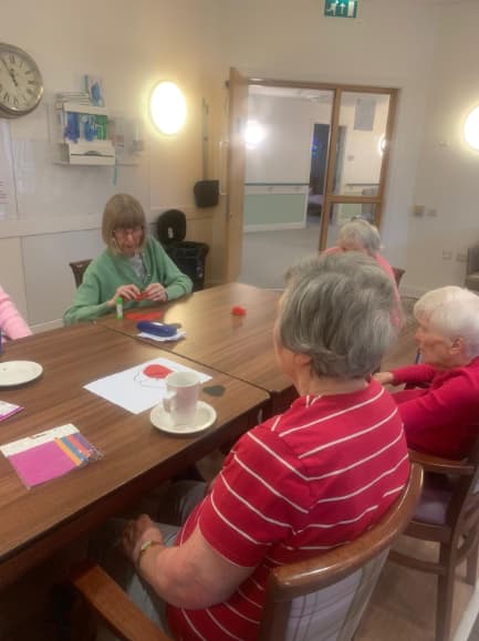 pen friends at Rubislaw Park Care home