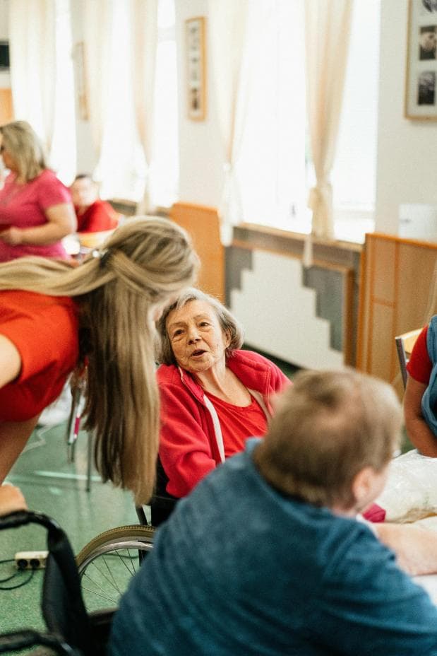 Staff at Rubislaw Park care home in Aberdeen
